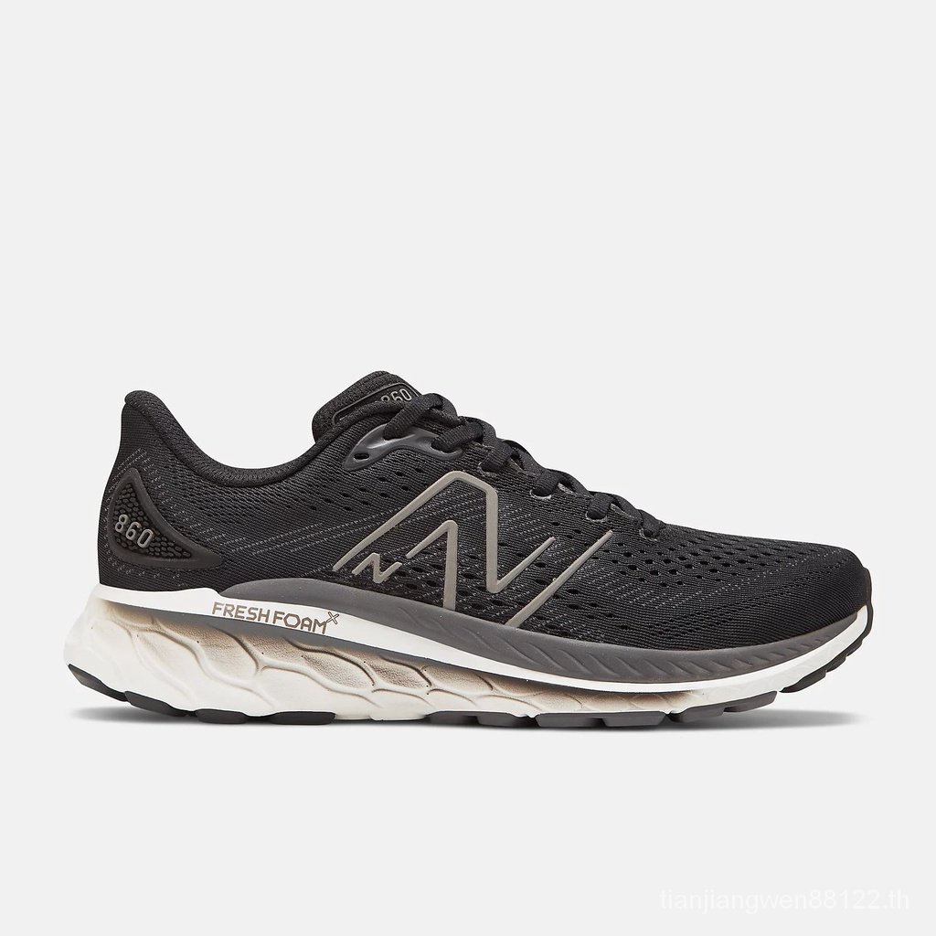 New Balance โฟมสด x 860 V13 | กว้างพิเศษ (4e) | ผู้ชาย | ดํา / ขาว / แม่เหล็ก