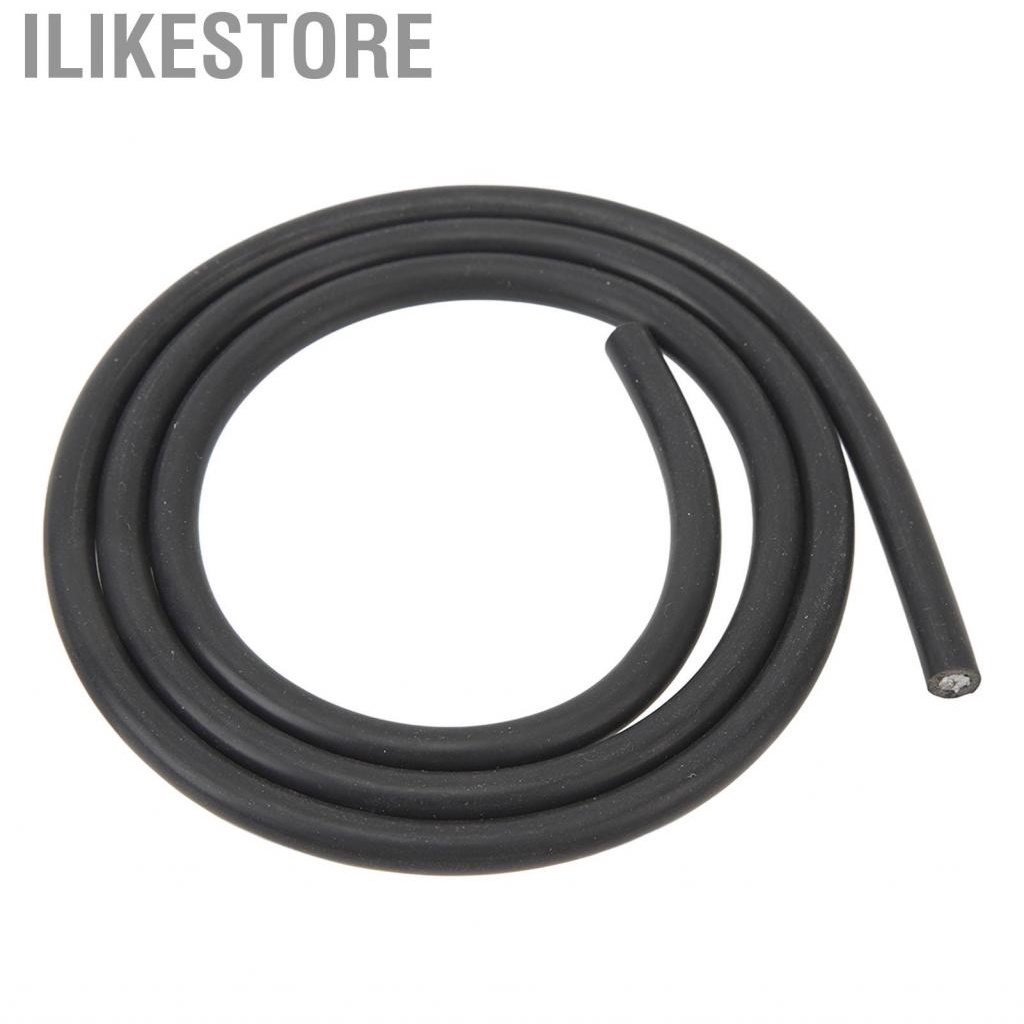 Ilikestore ส่วนหัวเทียน จอภาพ PVC ยาว 1 เมตร 7 มม. สีดําตามรถยนต์ส่วนต่างๆ
