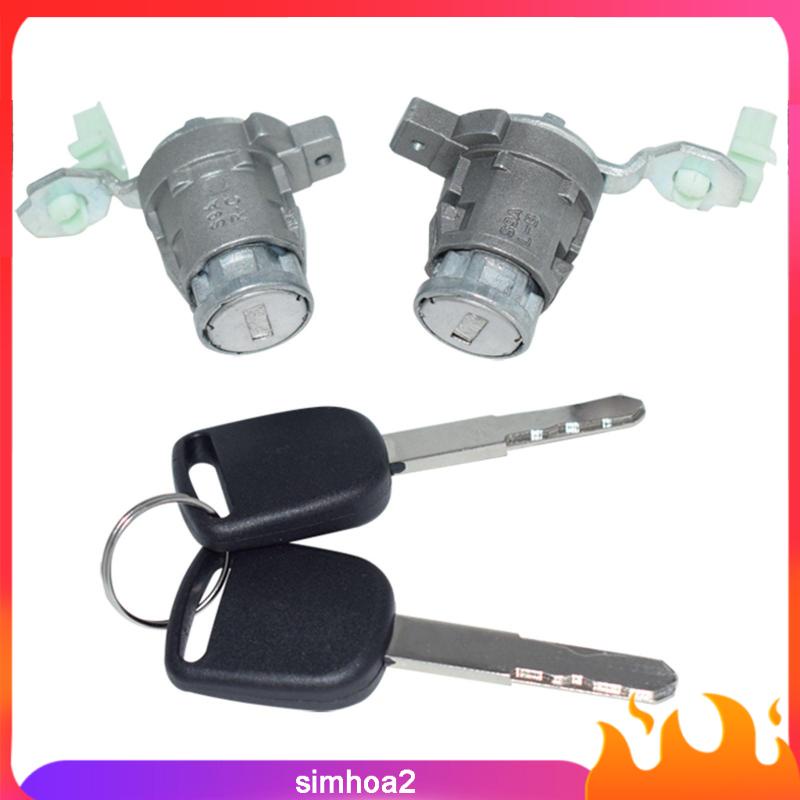 [Simhoa2] กระบอกล็อคประตูซ้าย ขวา 72185-S9A-013 พร้อมกุญแจ 2 ดอก