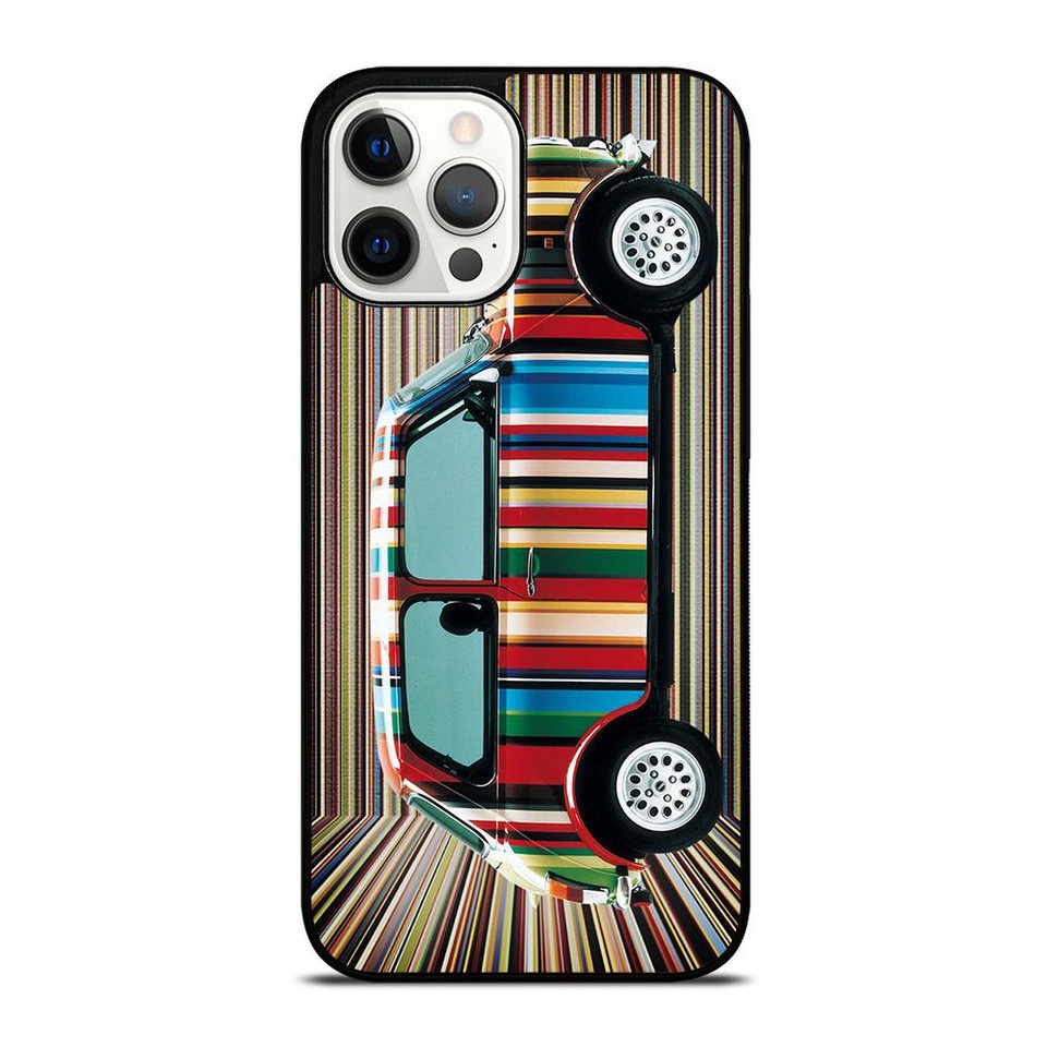 Mini Cooper Paul Smith 2 TPU IPhone Case Cover Shell IP 15 16 Pro Max Plus X XR