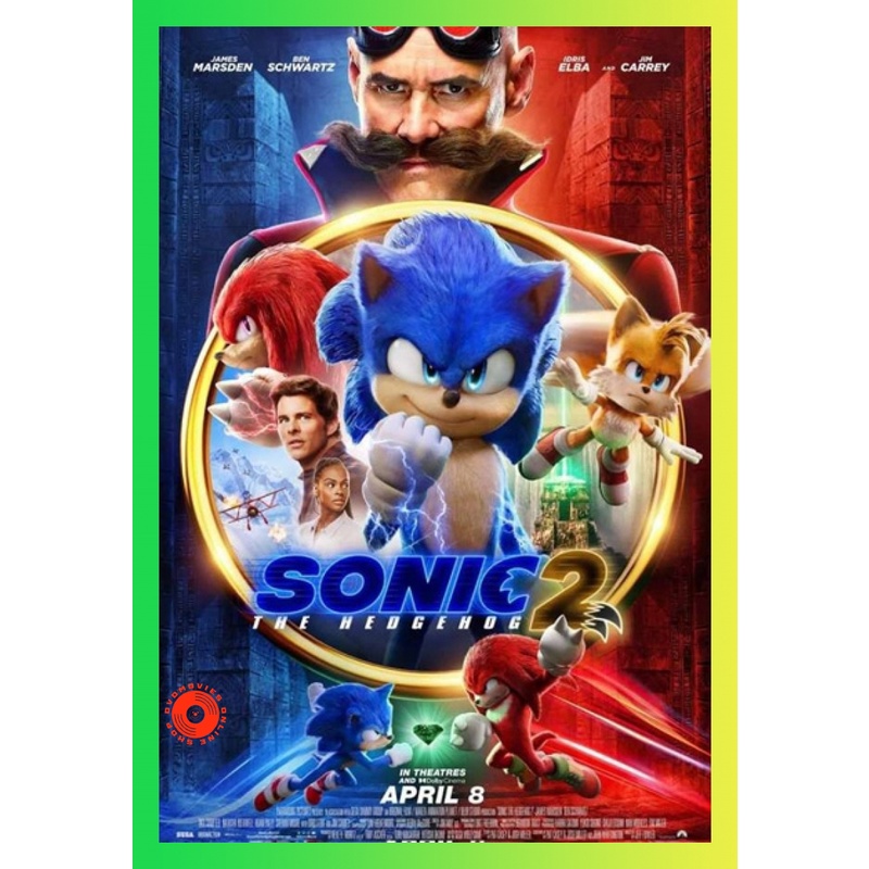 NEW DVD Sonic the Hedgehog 2 (2022) โซนิค เดอะ เฮดจ์ฮ็อก 2 (เสียง ไทย/อังกฤษ | ซับ ไทย/อังกฤษ) DVD N