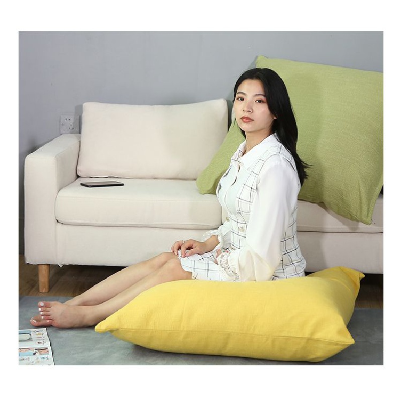 ปลอกหมอนอิง ทรงสี่เหลี่ยม ขนาดใหญ่ 60 X60 65 X65 ซม. 70×70 80×80 ซม. สําหรับโซฟา ห้องนั่งเล่น ราคา ถูกที่สุด ดีลบีเคเค แกลเลอรีภาพที่ 3