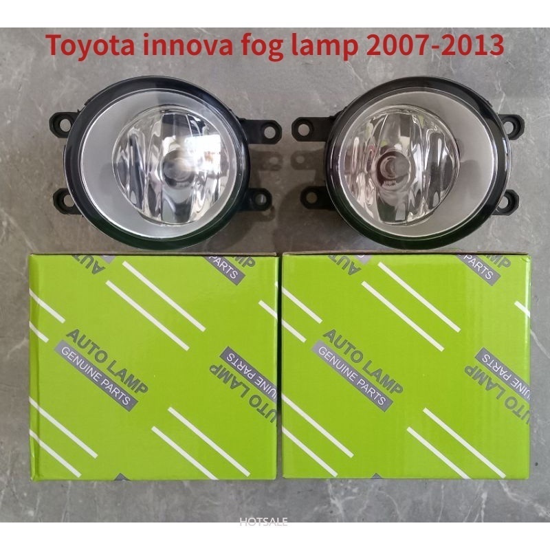 Legit Toyota Innova โคมไฟตัดหมอก DLR (เลนส์กระจก)