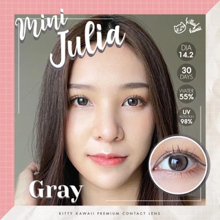 🔥 คอนแทคเลนส์ ✨ขนาดมินิ✨ Mini Julia (kittykawaii) สี : Brown / Gray / Light brown