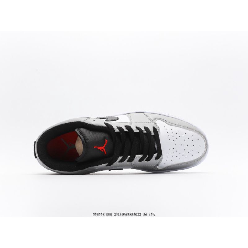 ของแท้ 100% Nike Air Jordan 1 Low Light Smoke Grey AJ1 Hot sales