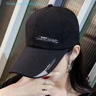 FSTH เบสบอลกีฬาสีทึบ Sun หมวก Casual แฟชั่นกลางแจ้ง Hip-Hop Gats สําหรับผู้ชายและผู้หญิงหมวก HH