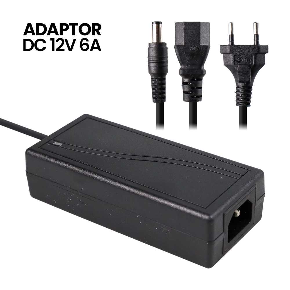 (Hstore7🌹 Vbs Adapter Power Supply Converter AC เป ็ น DC 12V 6A LED Strip Monitor - JC-1260