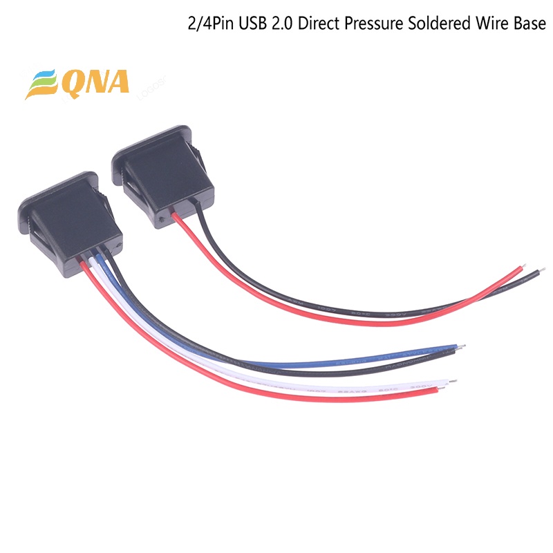 [QNA] ใหม่ ตัวเชื่อมต่อพอร์ตชาร์จ USB2.0 ตัวเมีย พร้อมสายเคเบิล USB