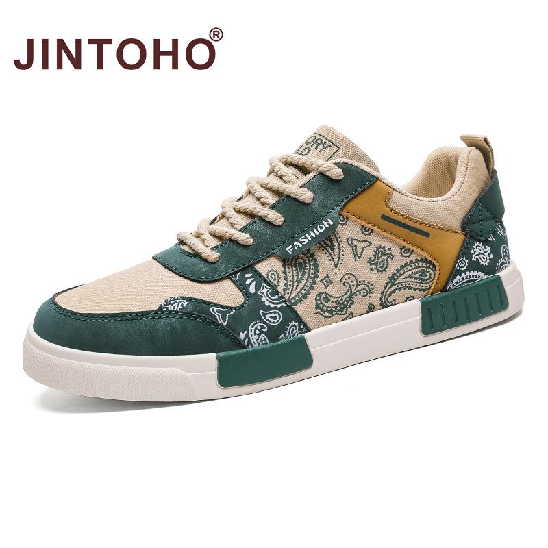Jintoho รองเท้าผ้าใบลําลอง หนังนิ่ม ระบายอากาศ ใส่สบาย ขนาดใหญ่ 47 แฟชั่นสําหรับผู้ชาย เหมาะกับการวิ่ง เล่นกีฬา