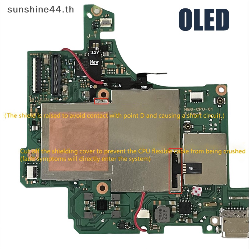 Foursun ชิป OLED อัพเกรดได้ รองรับ Hwfly Lite Rp2040 สําหรับ Picofly Core TH 1 ชุด