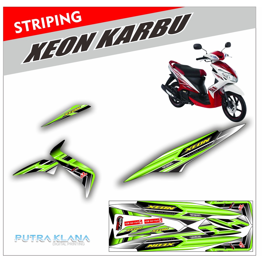 YAMAHA XEON KARBU STRIPING STICKER RACING VARIATIONS VERY SUITABLE FOR YOUR BALANCE MOTORCYCLES SO COOL STRIPING แฟชั่น STRIPING THAILOOK STRIPING แถบรถจักรยานยนต์