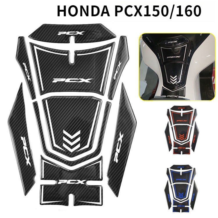 สติกเกอร์ฟิล์มติดถังน้ํามันเชื้อเพลิง กันน้ํา สําหรับ HONDA PCX150 PCX160 2018-2021 Q2B1