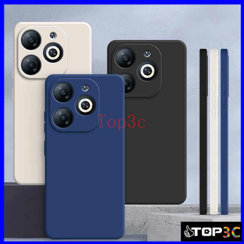 เคส infinix Smart 8 Hot 40 Pro Hot 40i Hot30 Play Hot 30i Note 30 5G Smart7 Note30 Pro เคสโทรศัพท์มือถือ ซิลิโคน กันกระแทก สีพื้น สําหรับ YT