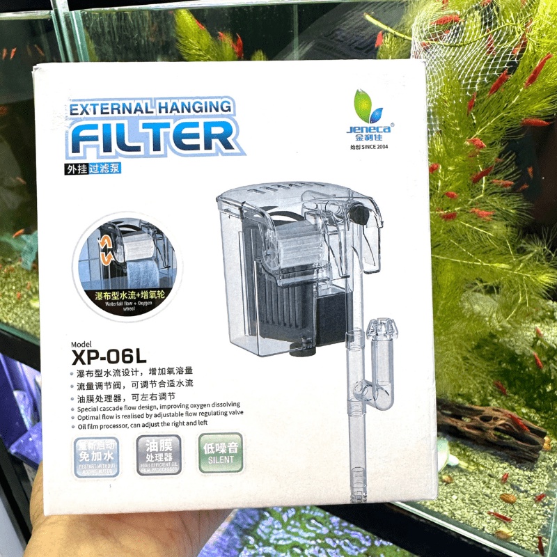 Jeneca XP 06L ตัวกรองน้ําตกแบบแขวนสําหรับตู้ปลา