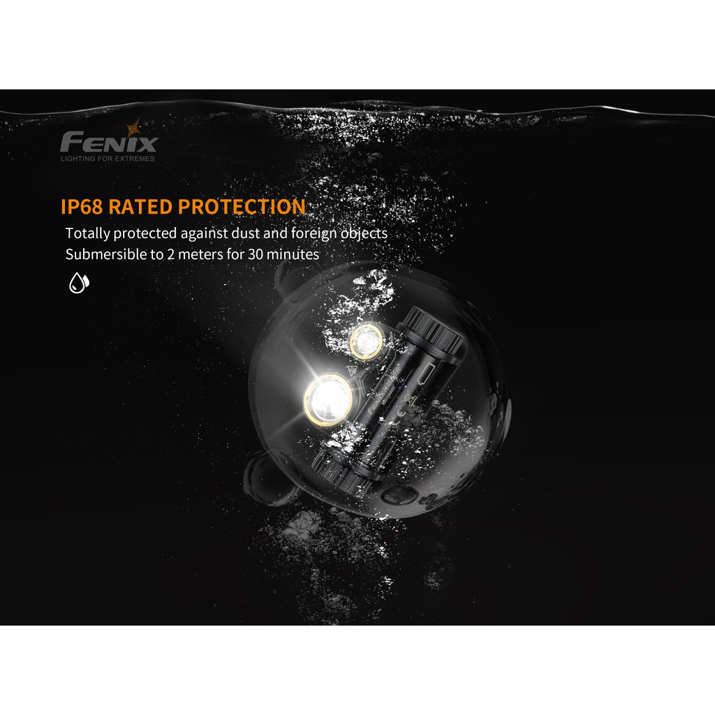 ไฟหาปลา ไฟฉายคาดหัว  Fenix  HM65R  สินค้าตัวแทนในไทยมีประกัน  3 ปี