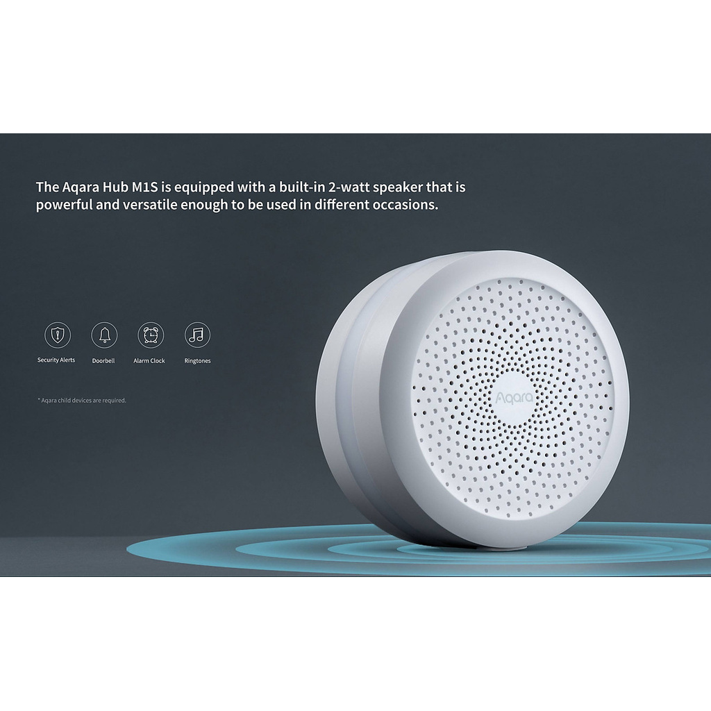 Aqara Hub M1S-G02: ศูนย์ควบคุมอัจฉริยะ, รองรับ HomeKit