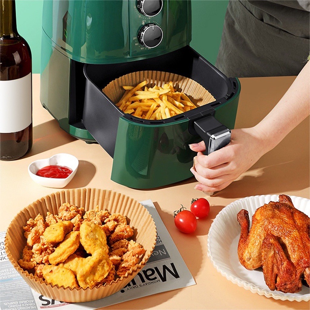 [SDW] pekanbaru/Non-Stick Air Fryer Baking Liner Paper, Oil Paper, Baking Paper