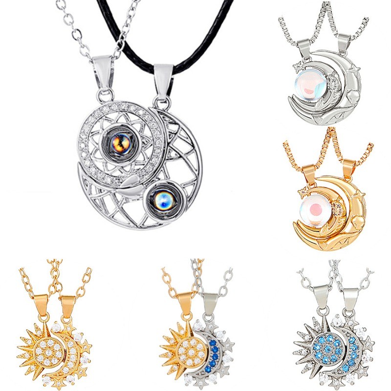 สุดพิเศษวันวาเลนไทน์! สร้อยคอคู่รัก Magnetic Sun and Moon - สัญลักษณ์แห่งความรักนิรันดร์