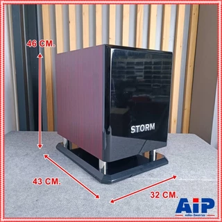 STORM RM-106 ตู้ลำโพงซับ10" ตู้ซับเบสมีแอมป์ในตัว ขนาด 10 นิ้ว Active Sub Woofer Speake RM 106 RM106 เอไอ-ไพศาล