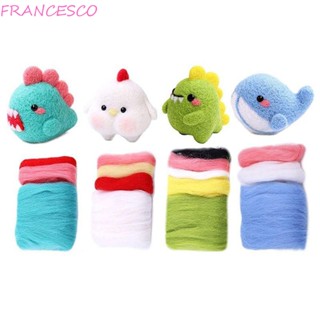 Francesco ชุดเข็มถักขนสัตว์ 25 สี 25 สี แฮนด์เมด สําหรับตกแต่งบ้าน