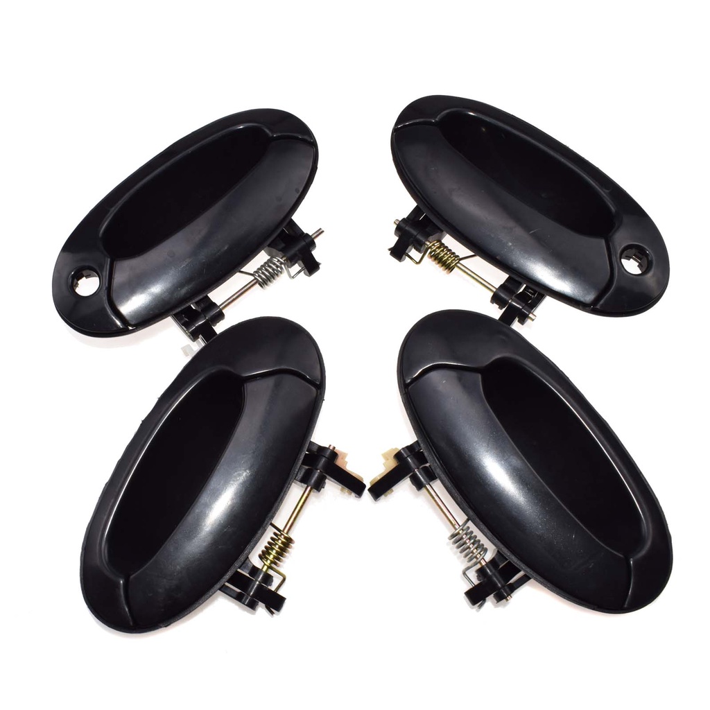 ด้านหน้าด้านหลังซ้ายขวาสีดําด้านนอกประตูสําหรับ ฮุนได เอลันทรา 1996-2000 82650-29000 82660-29000 826