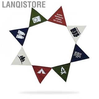 Lanqistore Pennant Flags  Portable 16 Wear Resistant Triangular String  for Camping