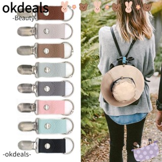 Okdeals คลิปหนีบหมวก รูปเป็ด สีดํา สําหรับเดินทาง