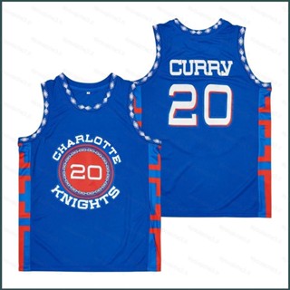 เสื้อกีฬาบาสเก็ตบอล ทีม SY3 No.20 Stephen Curry Blue Alternate Jersey พลัสไซซ์ สําหรับผู้ชาย และผู้หญิง YS3