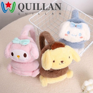 Quillan ที่ปิดหูกันหนาว ผ้ากํามะหยี่ขนนิ่ม แบบหนา กันลม ให้ความอบอุ่น สําหรับผู้หญิง