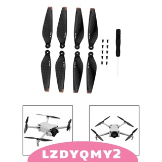 [Lzdyqmy2] อะไหล่ใบพัด น้ําหนักเบา ปลดเร็ว อุปกรณ์เสริม สําหรับโดรน Mini 3 Quadcopter