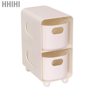 Hhihi Desk Drawer Storage Box  Modern Look Plastic Dust Prevention Detachable for Dormitory