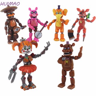 Huimao โมเดลตุ๊กตาหมี Five Nights at Freddys FNAF Nightmare Chica Bonnie ของเล่นสําหรับเด็ก