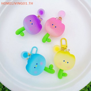 Onehome พวงกุญแจเรซิ่น จี้รูปดอกทิวลิป สําหรับแขวนกระเป๋าเป้สะพายหลัง รถยนต์