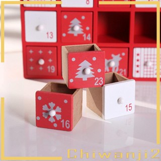 [Chiwanji2] ปฏิทินตั้งโต๊ะ ลายกวางเรนเดียร์ สําหรับตกแต่งบ้าน เทศกาลคริสต์มาส