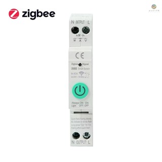 Zigbee เบรกเกอร์วงจรอัจฉริยะ ไร้สาย ควบคุมผ่านแอพ และอุปกรณ์อัตโนมัติ พร้อมฟังก์ชั่นควบคุมด้วยเสียง ขายดี 1