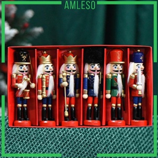 [Amleso] แครกเกอร์แขวนต้นคริสต์มาส ขนาดเล็ก 6 ชิ้น