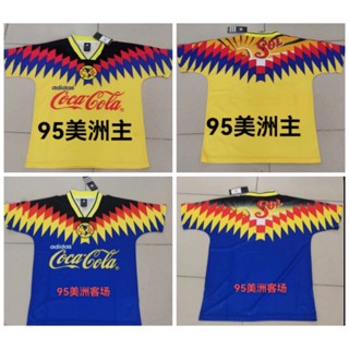 เสื้อกีฬาแขนสั้น ลายทีมชาติฟุตบอล Americas 1995 ชุดเหย้า คุณภาพสูง สไตล์วินเทจ