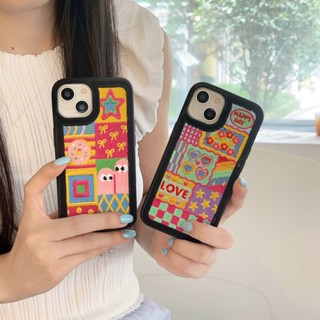 เคสโทรศัพท์มือถือ ปักลายหัวใจ สําหรับ iPhone 15 15Pro 15promax 11 12 12Pro 12promax 13 13Pro 13promax 14 14Pro 14promax 15