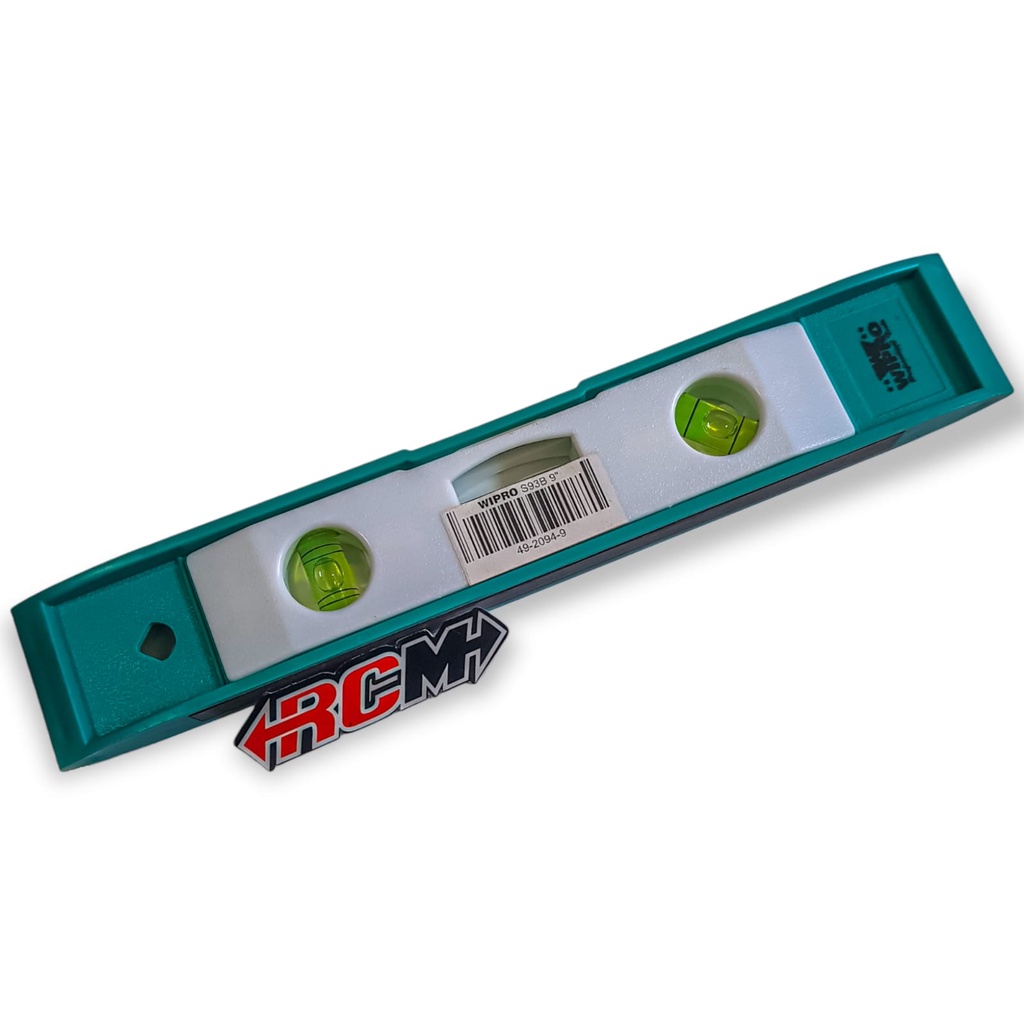 S93B WATERPASS WATER PAS 9IN 9INCH 9 นิ้ว ORIGINAL WIPRO PVC TORPEDO ANGLE MEASURING เครื่องมือ