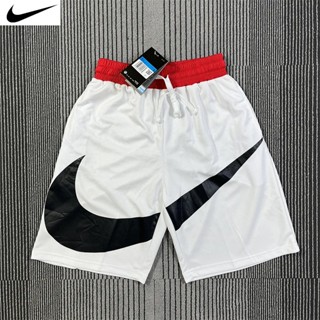 [ขายดี พร้อมส่ง] Nike กางเกงขาสั้นลําลอง ทรงหลวม พิมพ์ลายโลโก้ ขนาดใหญ่ ของแท้ 100% สําหรับผู้ชาย เหมาะกับการเล่นกีฬาบาสเก็ตบอล