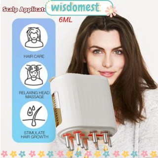 Wisdomest เครื่องนวดหนังศีรษะไฟฟ้า สําหรับดูแลเส้นผม น้ํามันหอมระเหย น้ํายานวดหนังศีรษะ