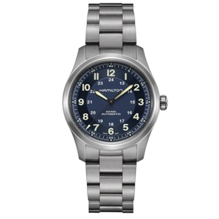 (ประกันศูนย์ไทย) Hamilton Khaki Field Titanium Automatic 38mm Blue H70205140