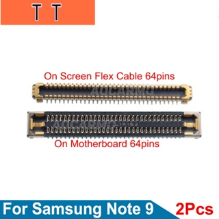  อะไหล่สายเคเบิ้ลเมนบอร์ดหน้าจอ LCD FPC สําหรับ Samsung Galaxy Note 9 2 ชิ้น