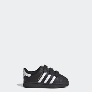 adidas ไลฟ์สไตล์ รองเท้า Superstar เด็ก สีดำ EF4843