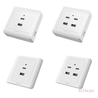 Joy เต้าเสียบชาร์จ TypeC ความเร็วสูง พร้อมพอร์ต USB 220V