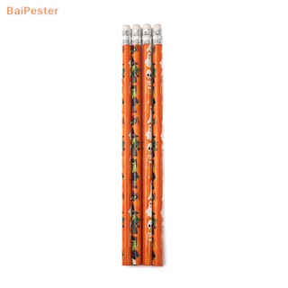 [BaiPester] ดินสอเบส เป็นมิตรกับสิ่งแวดล้อม ลายฮาโลวีน 10 ชิ้น