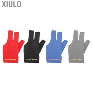 Xiulo Billiard Pool  3 Fingers Cue Shooters Snooker Sport Glove For Left Right Hand Breathable