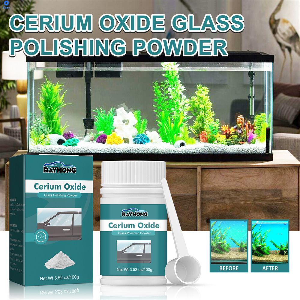 Rayhong Glass Scratch Remover Powder Cerium Oxide Glass Polishing Powder Car Window Scratch Remover 