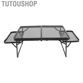 Tutoushop Aluminum Alloy Folding Table Two Tiers Portable