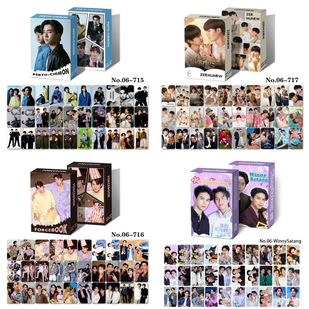 Foecebook PERTHCHIMON Zeenunew GeminiFourth PondPhuwin BibleBuild WinnySatang NET JAMES Our Sky.y2 Brightwin โฟโต้การ์ด โลโม่การ์ด 30 ชิ้น / กล่อง
